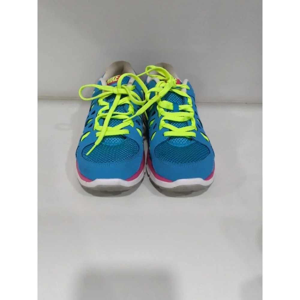Nike Revolution 2 Youth Running Shoes Blue Pink Green 599763-401 Size 6Y
